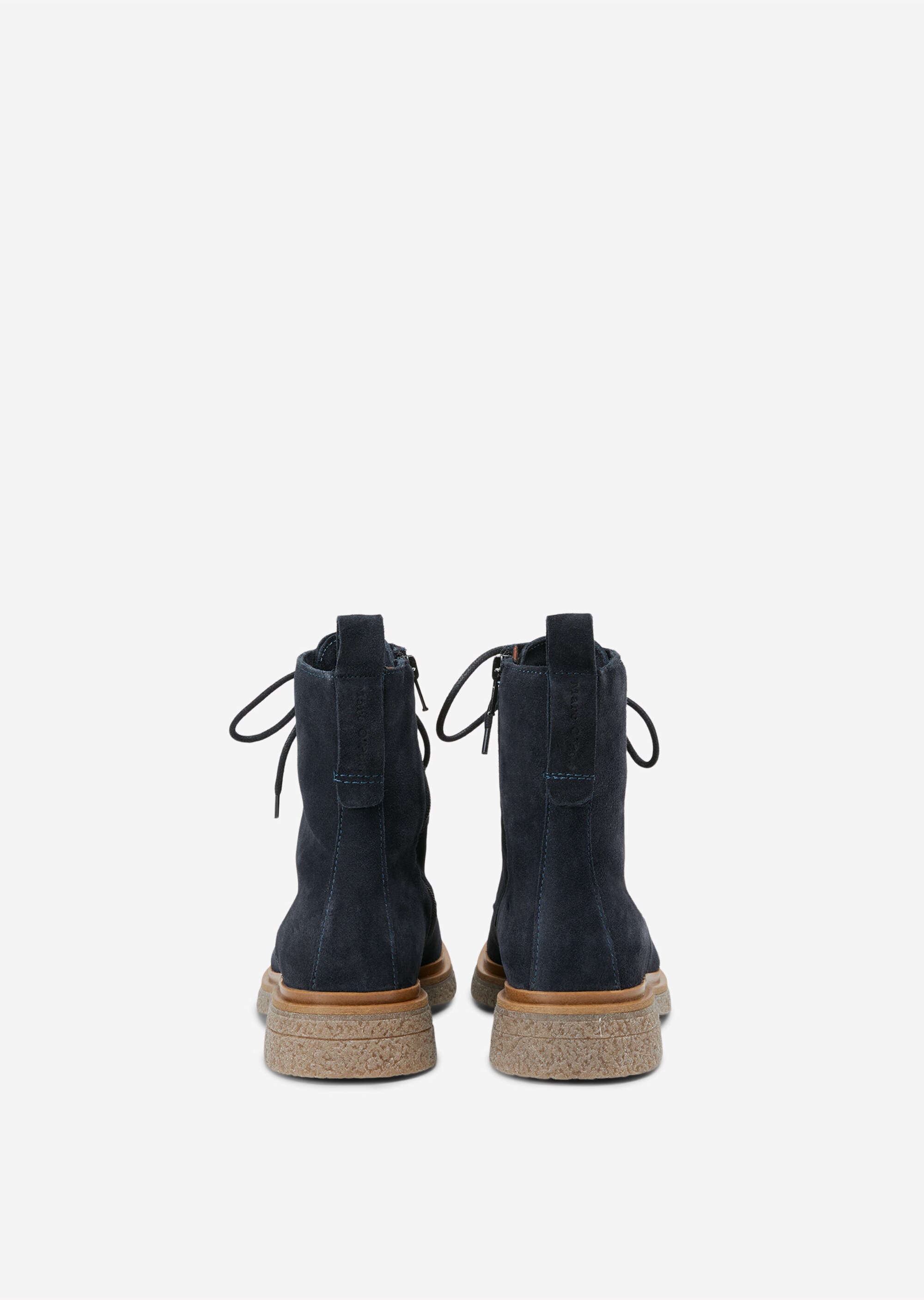 Schnürstiefel mit Innenzipper