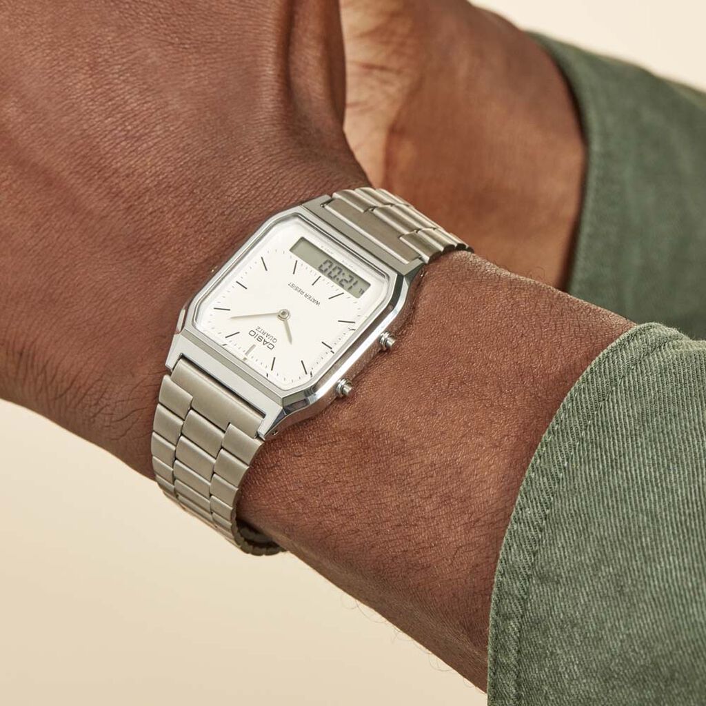 Montre Casio Collection Vintage Blanc