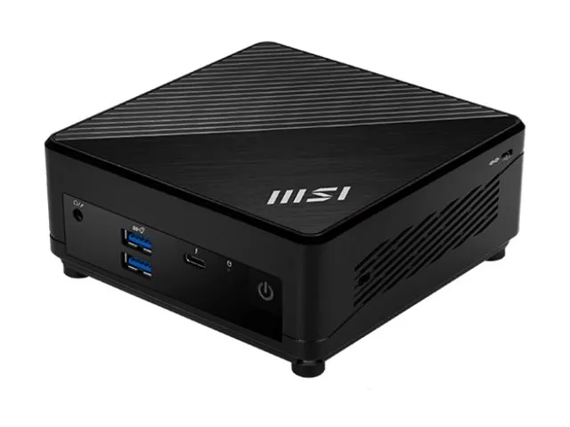 MSI Cubi 5 12M 002EU - Mini PC Core i5 1235U / op til 4.4 GHz - RAM 8 GB - SSD 512 GB - NVMe - Intel Iris Xe Graphics - IEEE 802.11ax (Wi-Fi 6E), Bluetooth 5.3, Gigabit Ethernet, 2.5 Gigabit Ethernet - Win 11 Pro - skærm: ingen - sort