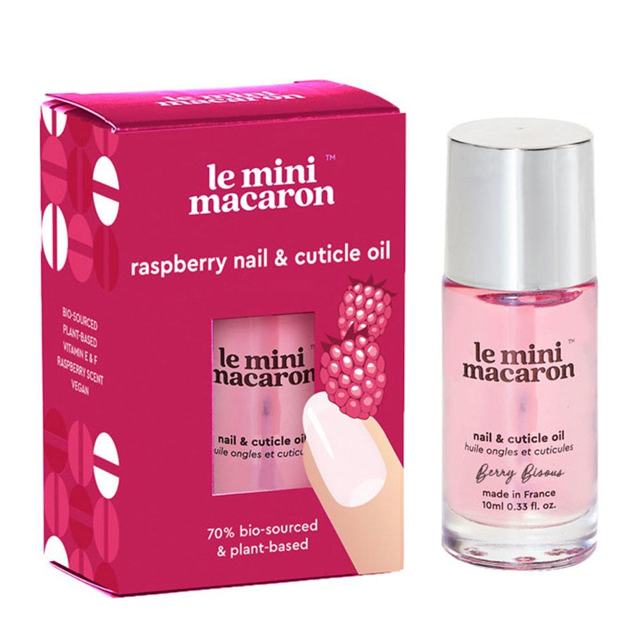 Le Mini Macaron Nail & Cuticle Oil Berry Bisous 10ml