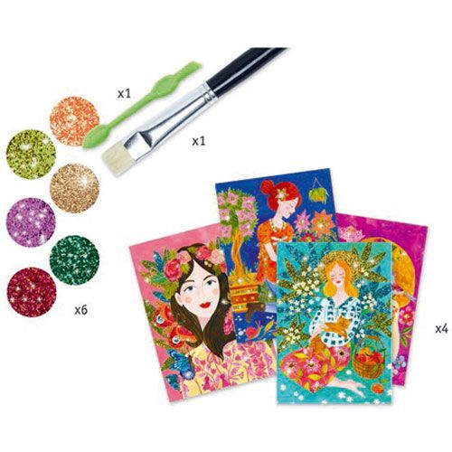 Djeco glitterschilderijen - bloemengeuren DJ09508