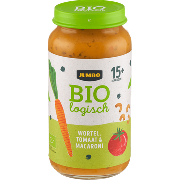 Jumbo Biologisch Babyvoeding Wortel, Tomaat & Macaroni 15+ Maanden 250 g