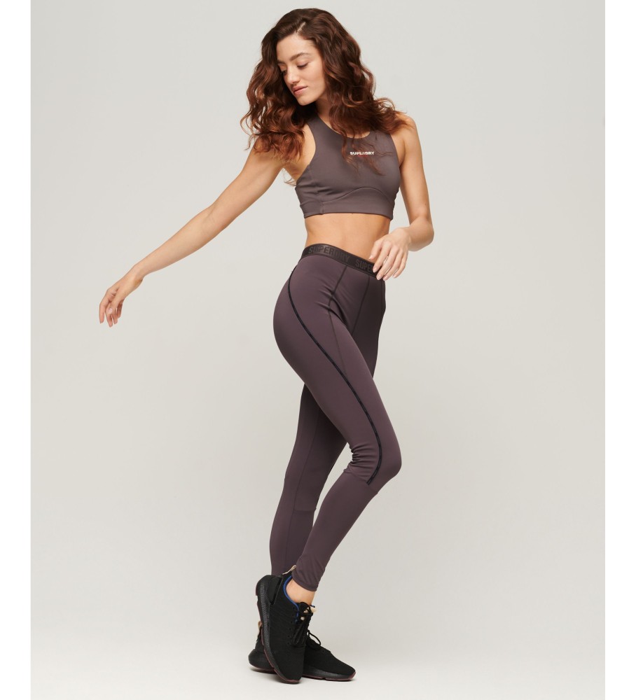 Sutiã Superdry Core Active cinza