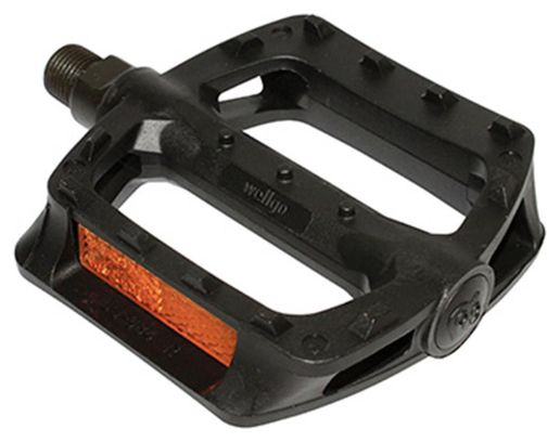 PEDALE BMX NEWTON RESINE NOIR 9-16  ROULEMENT DU (PAIRE SUR CARTE)
