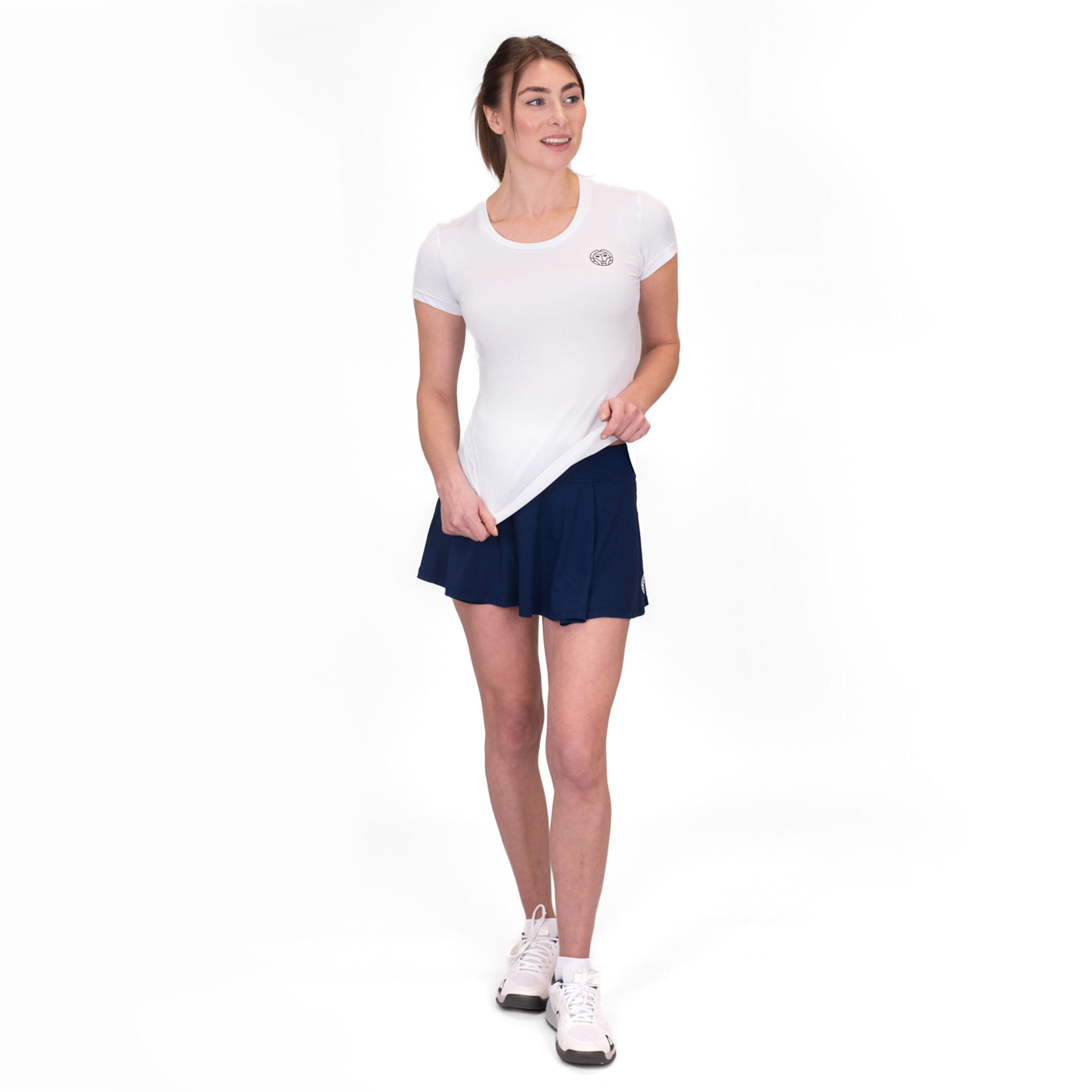 BIDI BADU Crew Wavy Jupe Femmes - Bleu Foncé