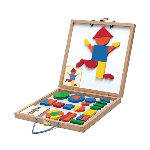 Magnétiques bois  4y géoforme djeco