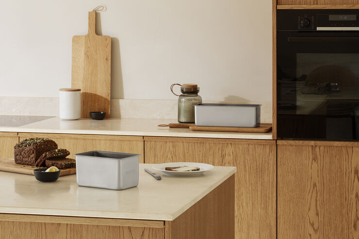 Eva Trio Professionel rugbrødsform 3 l keramisk Slip-Let® belægning Grey