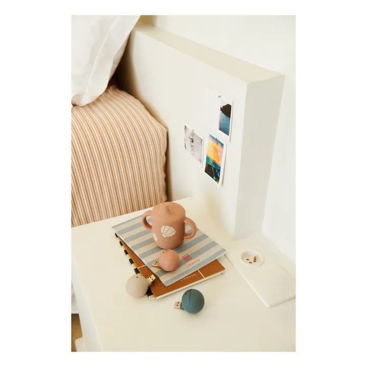 Liewood Tasse d'apprentissage Neil en silicone | Shell/Pale tuscany