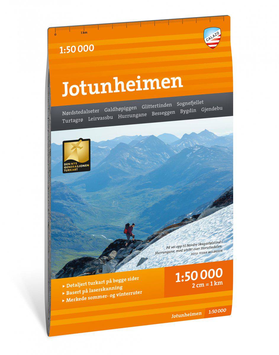 Calazo Turkart Jotunheimen 1:50 000