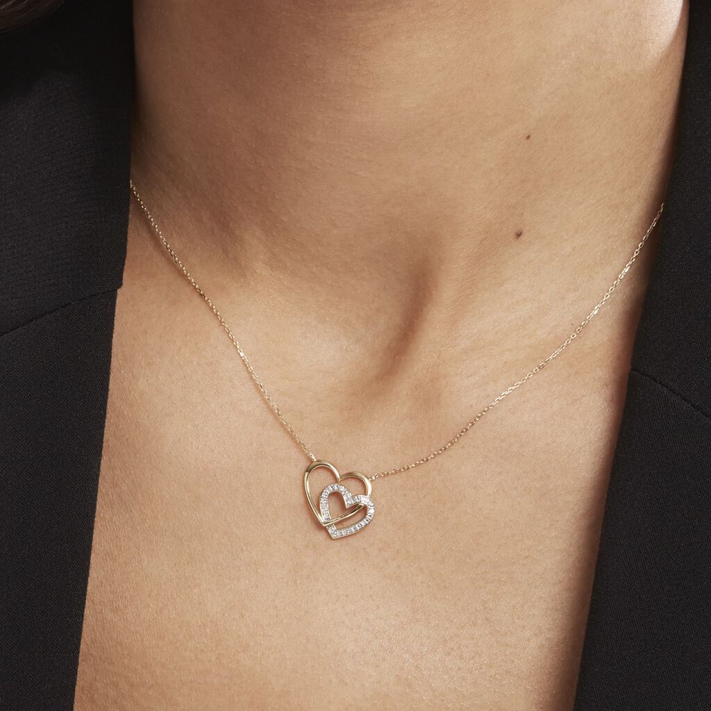 Collier Acke Or Jaune Diamant