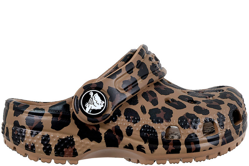 CROCS CLASSIC ANIMAL CLOG T LEOPARD CLOGS