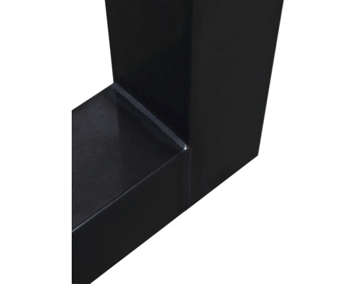 Buildify U-vormig tafelframe, ruw staal, geverfd, 1 set = 2 stuks, 720x780 mm