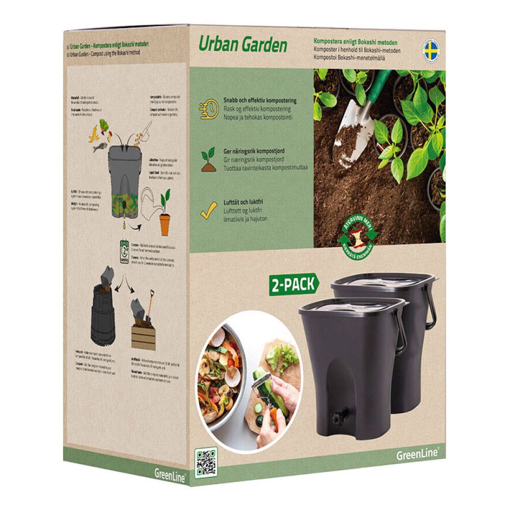KOMPOST GREENLINE URBAN GARDEN 2-PACK