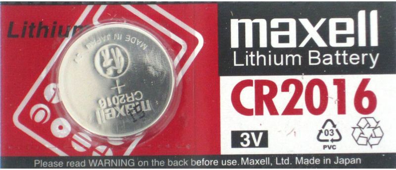 Maxell - Knoopcelbatterij CR2016 - Lithium - 3.0V