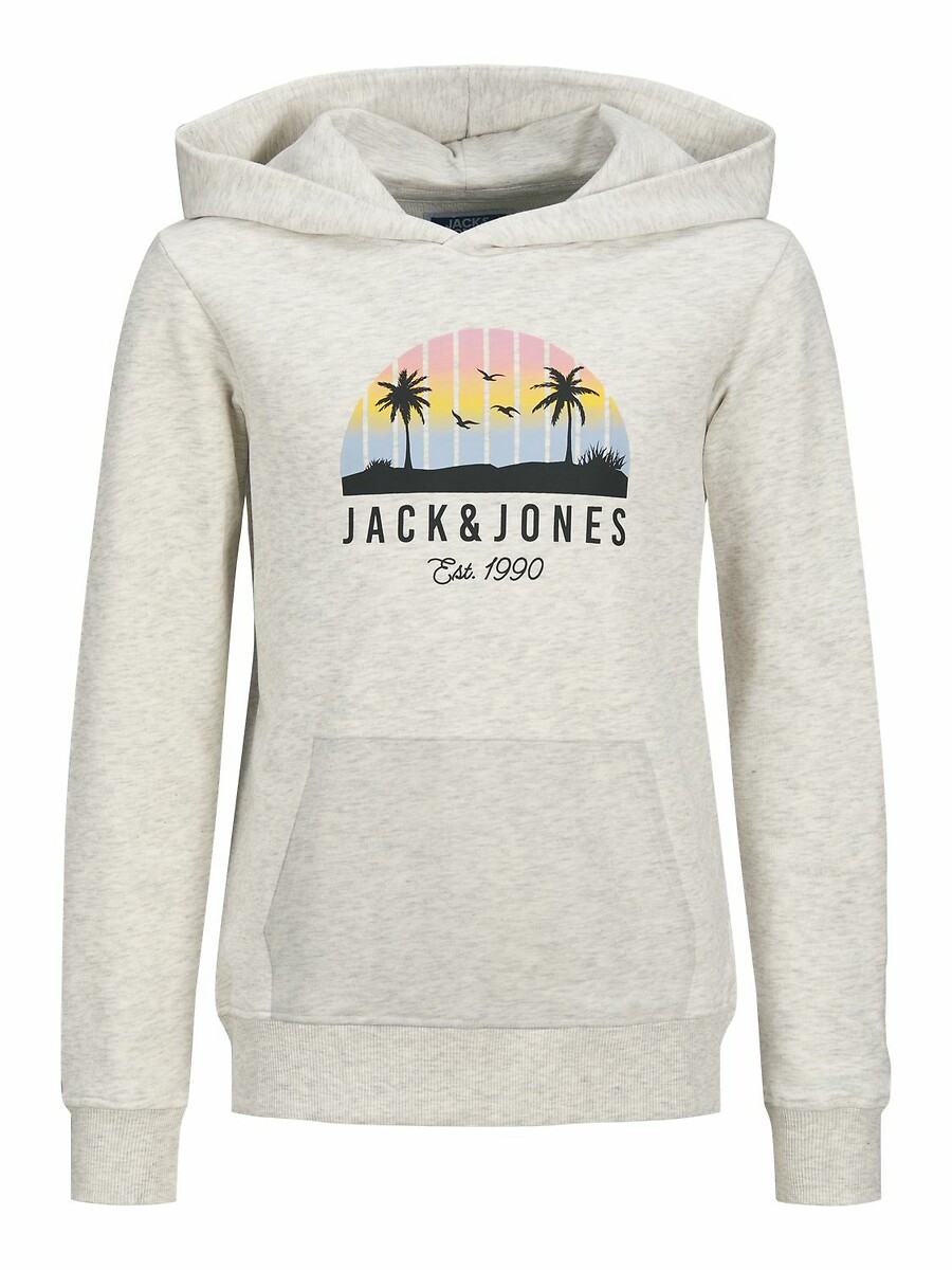 JACK & JONES JUNIOR<br>Moletom com capuz estampado