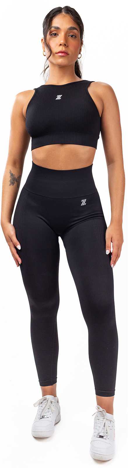 Calça legging Zumub Seamless Gym Hero azul