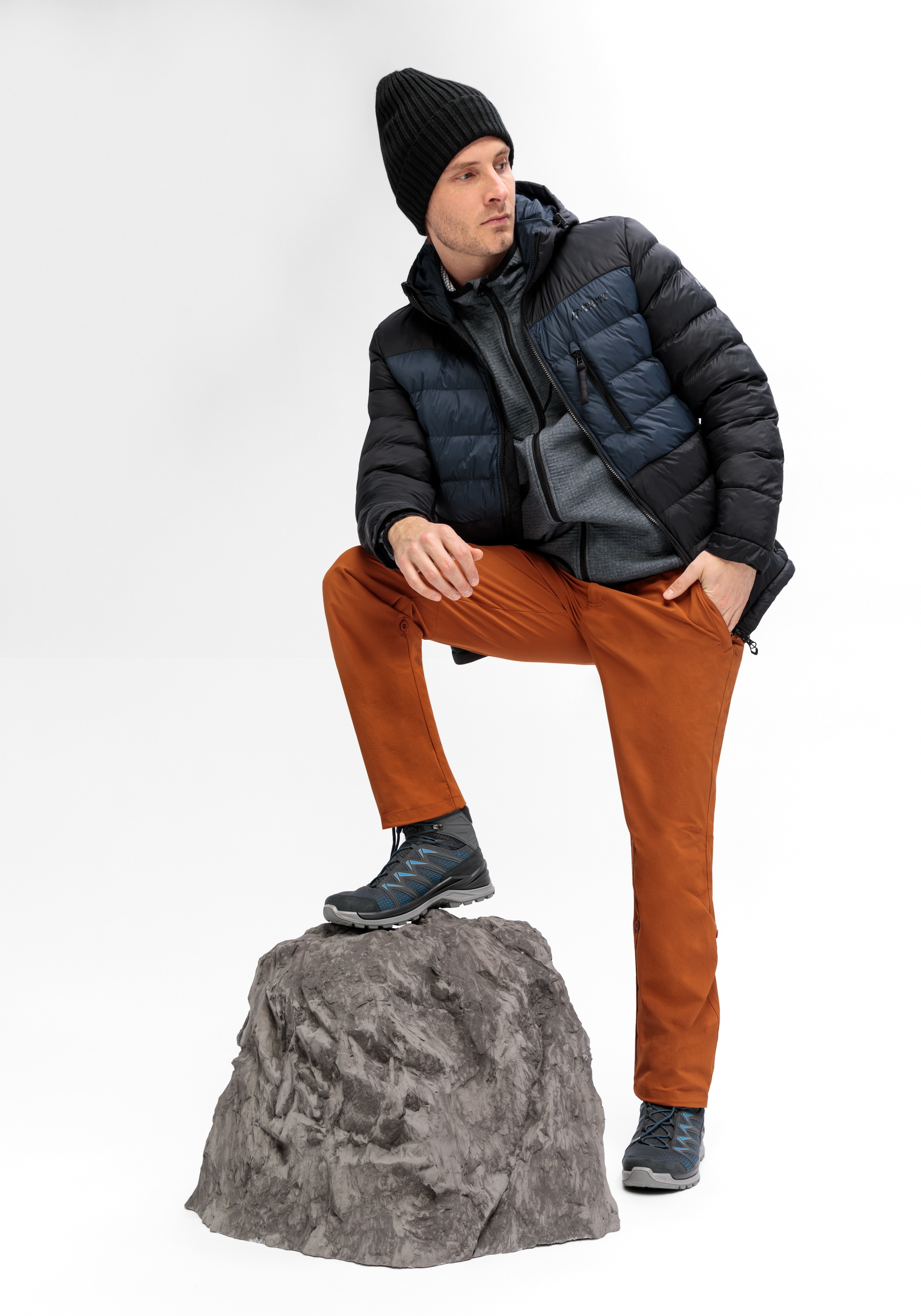 Maier Sports Funktionsjacke »Lomnica M« Herren Outdoorjacke, Primaloft-Jacke mit RV-Taschen und Kapuze