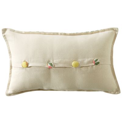 Coussin motif citrons - BECQUET CRÉATION