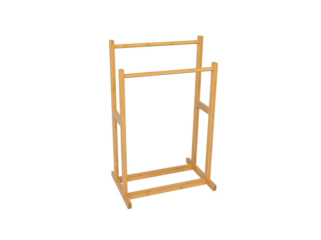 SUPORTE DE CHÃO PARA TOALHAS ACTUEL BAMBOO 75X47X33CM