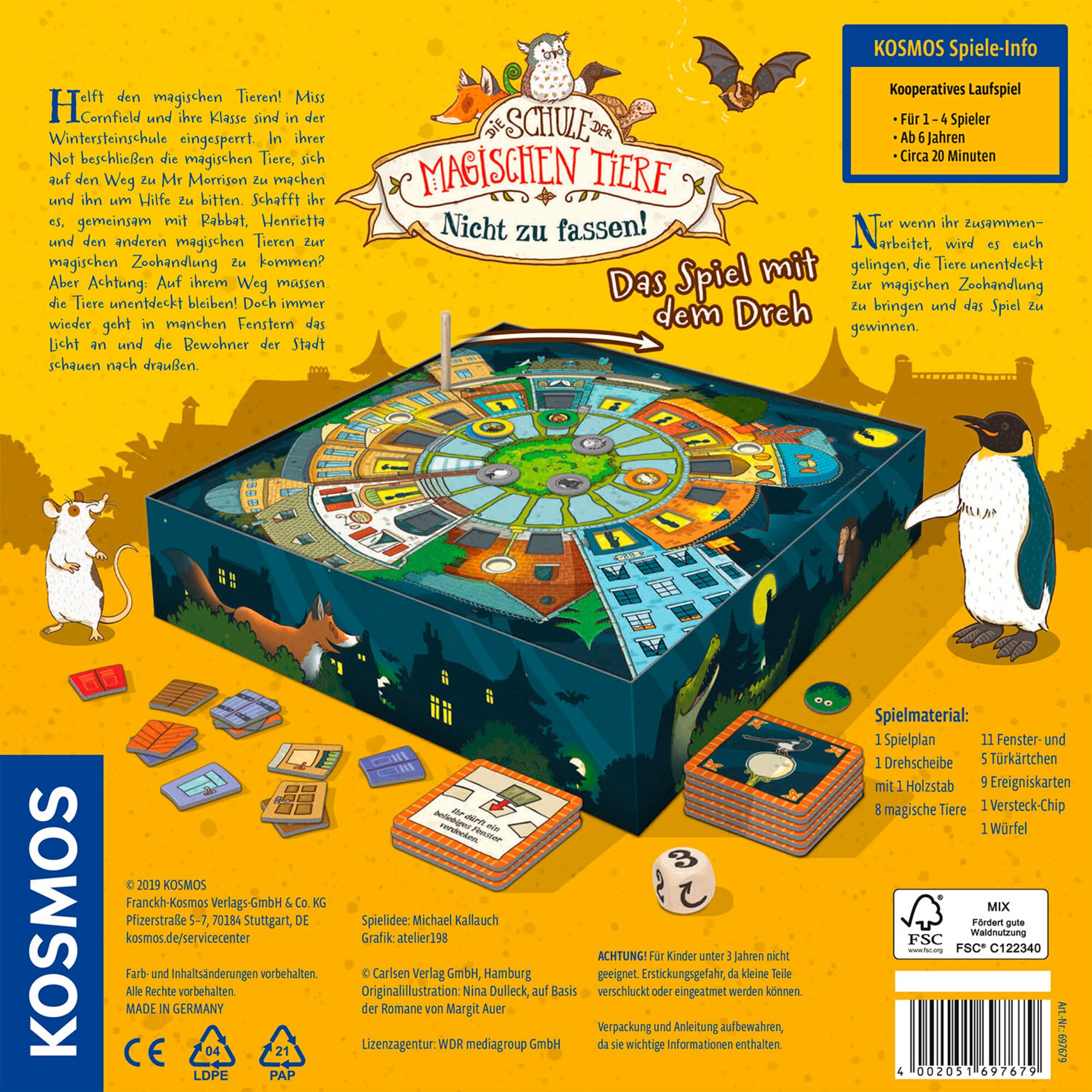 Kosmos Brettspiel Die Schule der magischen Tiere - Nicht zu fassen!