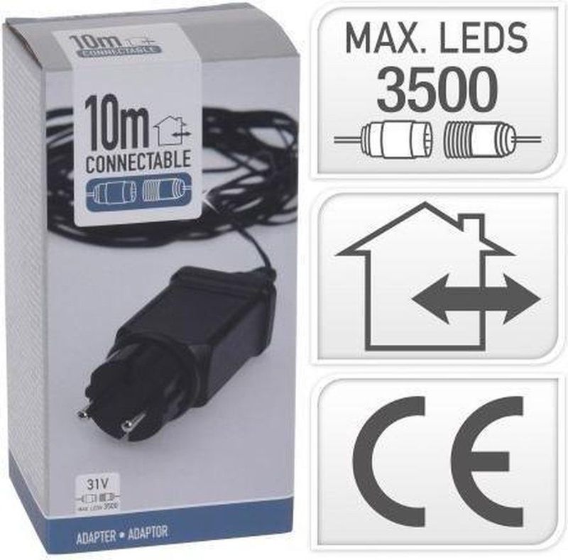 Startsnoer koppelbare kerstverlichting - 10 meter - Buiten - 31V - Decoratie verlichting Snoer