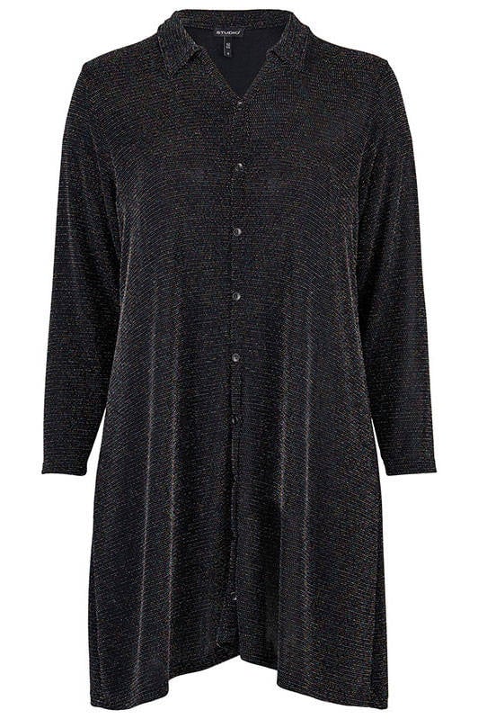 STUDIO tuniek SEmilie Shirt zwart