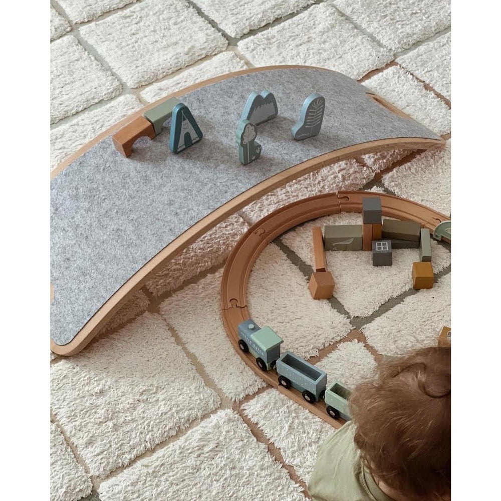 Køb Curve Lab Balancebræt Light Grey Major Arc Felt
