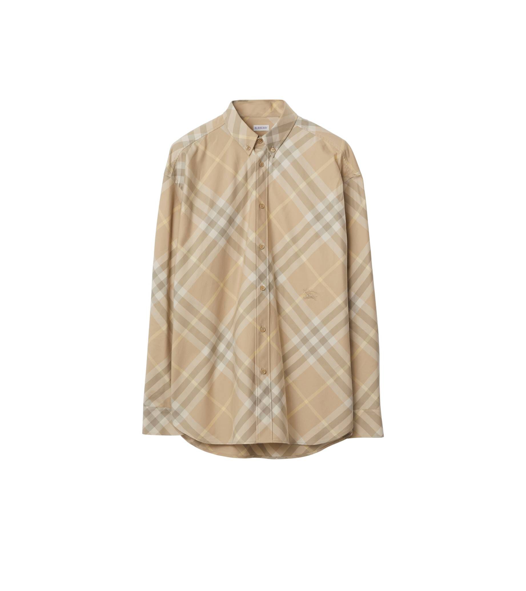 Burberry| Herren Hemd CHECK Langarm Oversized Fit