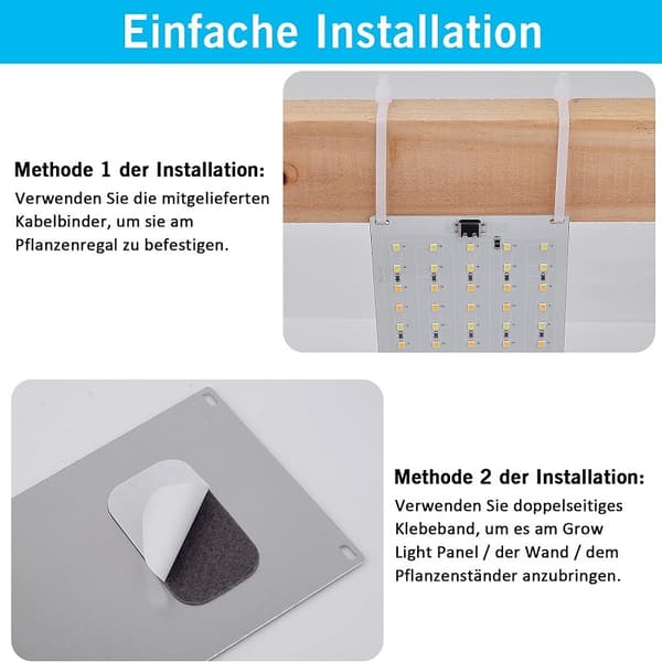 INF LED-lyspaneler for planter - EU-adapter  0