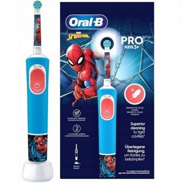 Oral-B Vitality Pro 103 Kids Spiderman Escova de Dentes Elétrica 3  Anos