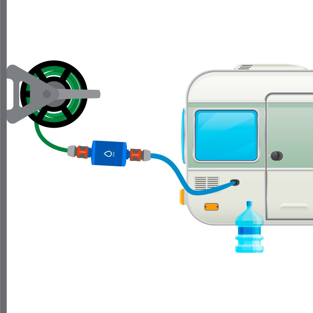 Alb Mobil Active Wasserfilter - Titan Grau