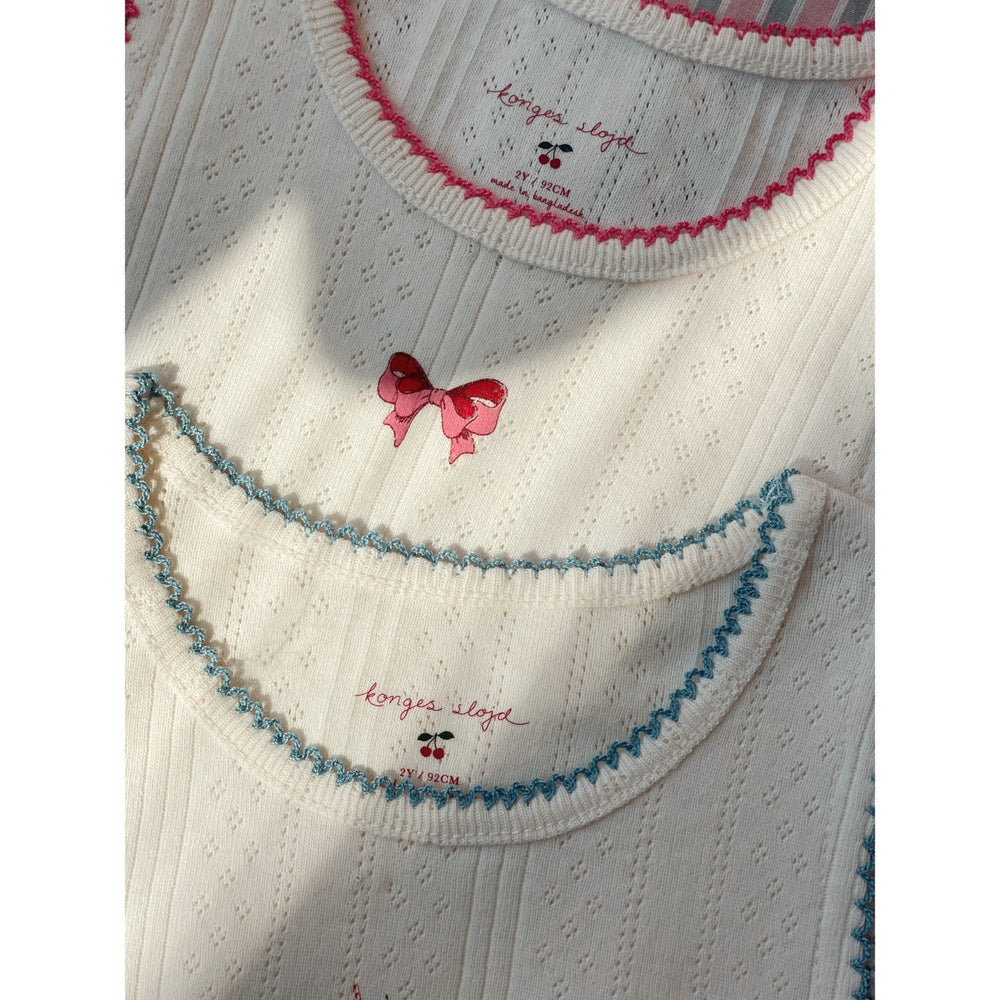 Køb Konges Sløjd Antique White Minna 3 Pak Tank Tops Gots