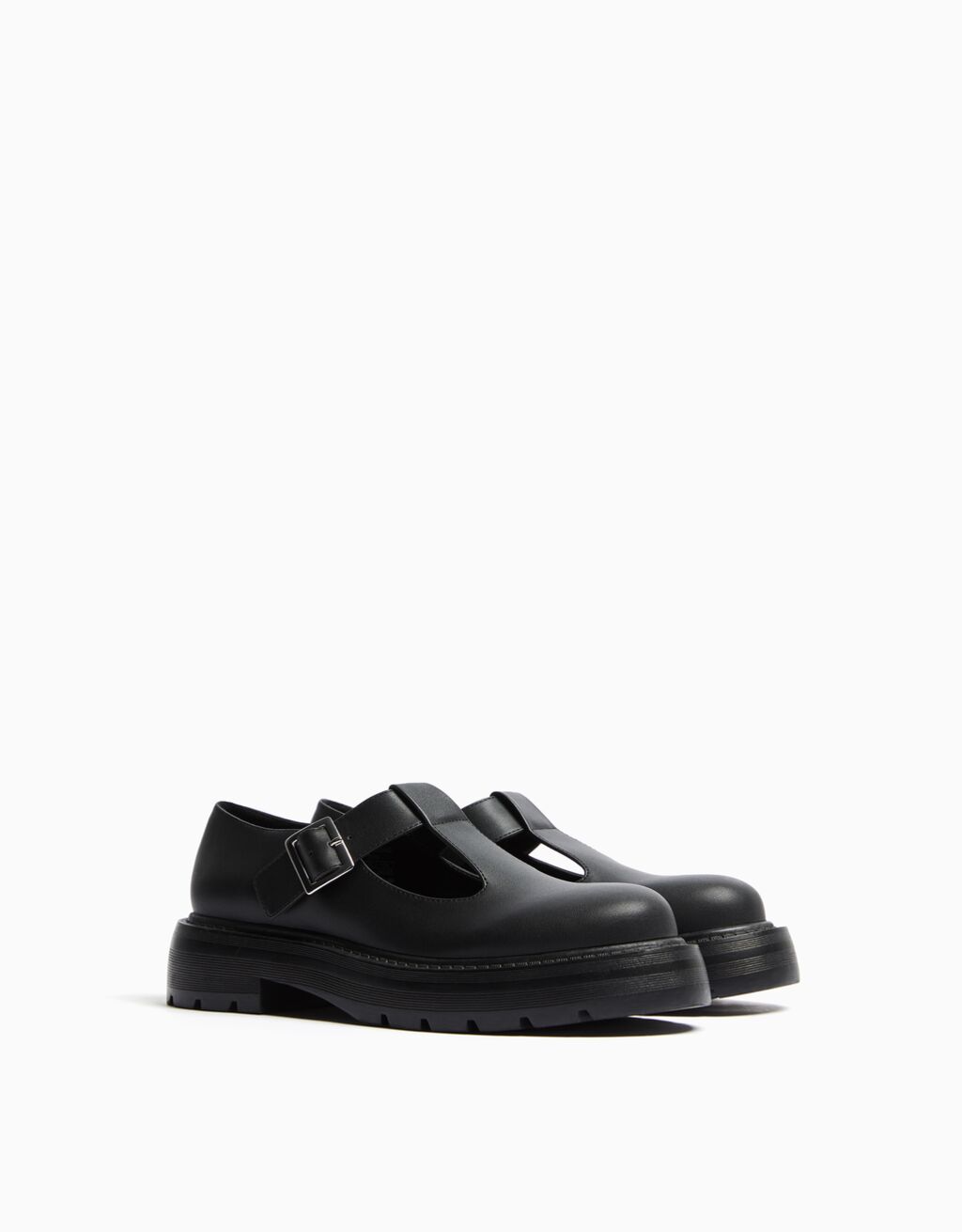 Sapatos Mary Jane baixos