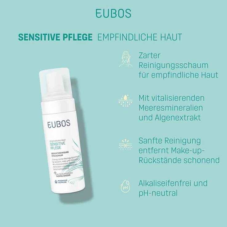 Eubos Sensitive Vital Schaum, 150 ml