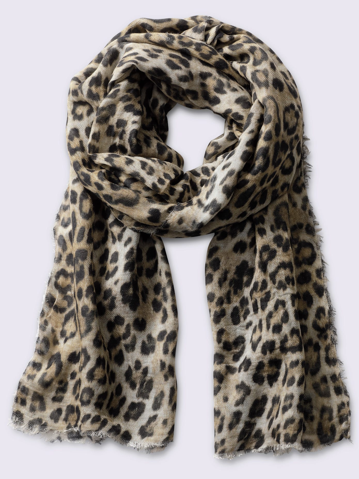 Écharpe joli motif léopard