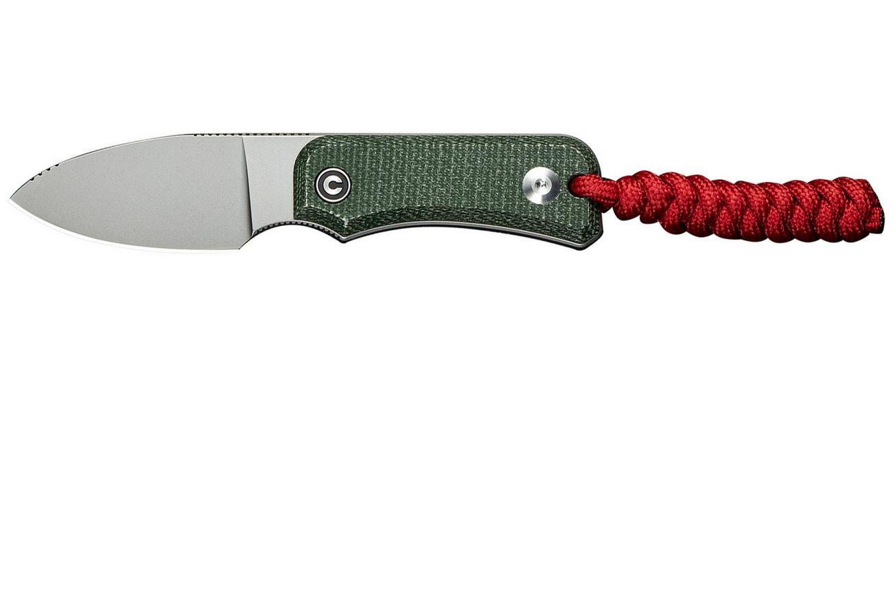 Civivi Baby Banter Fixed C23045-2 Nitro-V, Green Micarta, vaststaand mes, Ben Petersen design