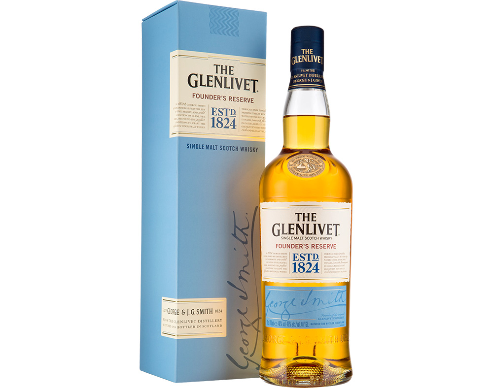 WHISKYTHE GLENLIVET FOUNDERS MALTE RESERVE 0.70L