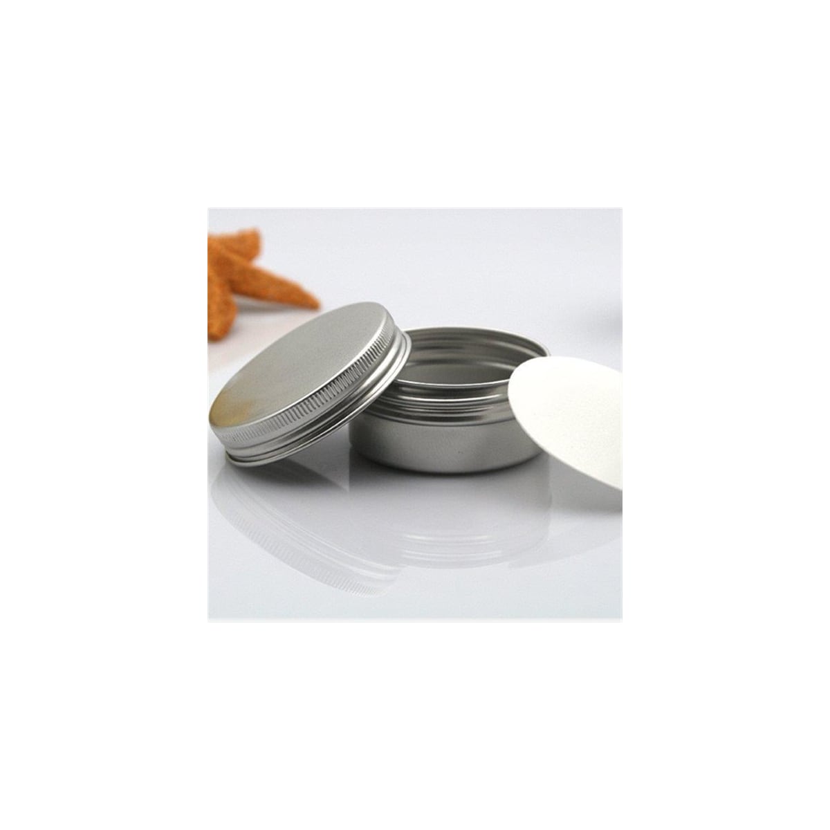 Aluminiumsboks med lokk 27x56mm
