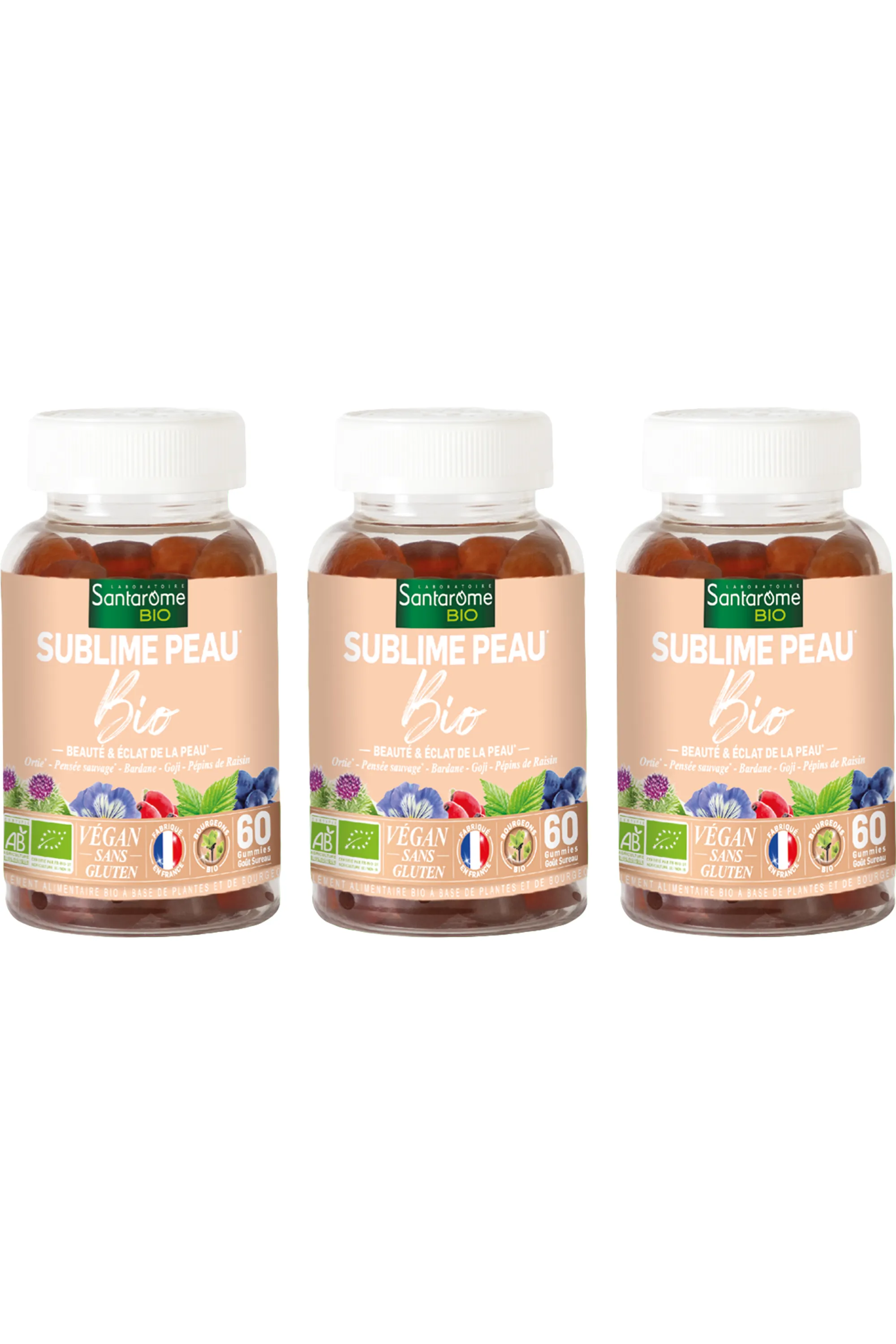 Santarome BIO Gummies Sublime Peau bio-150 g