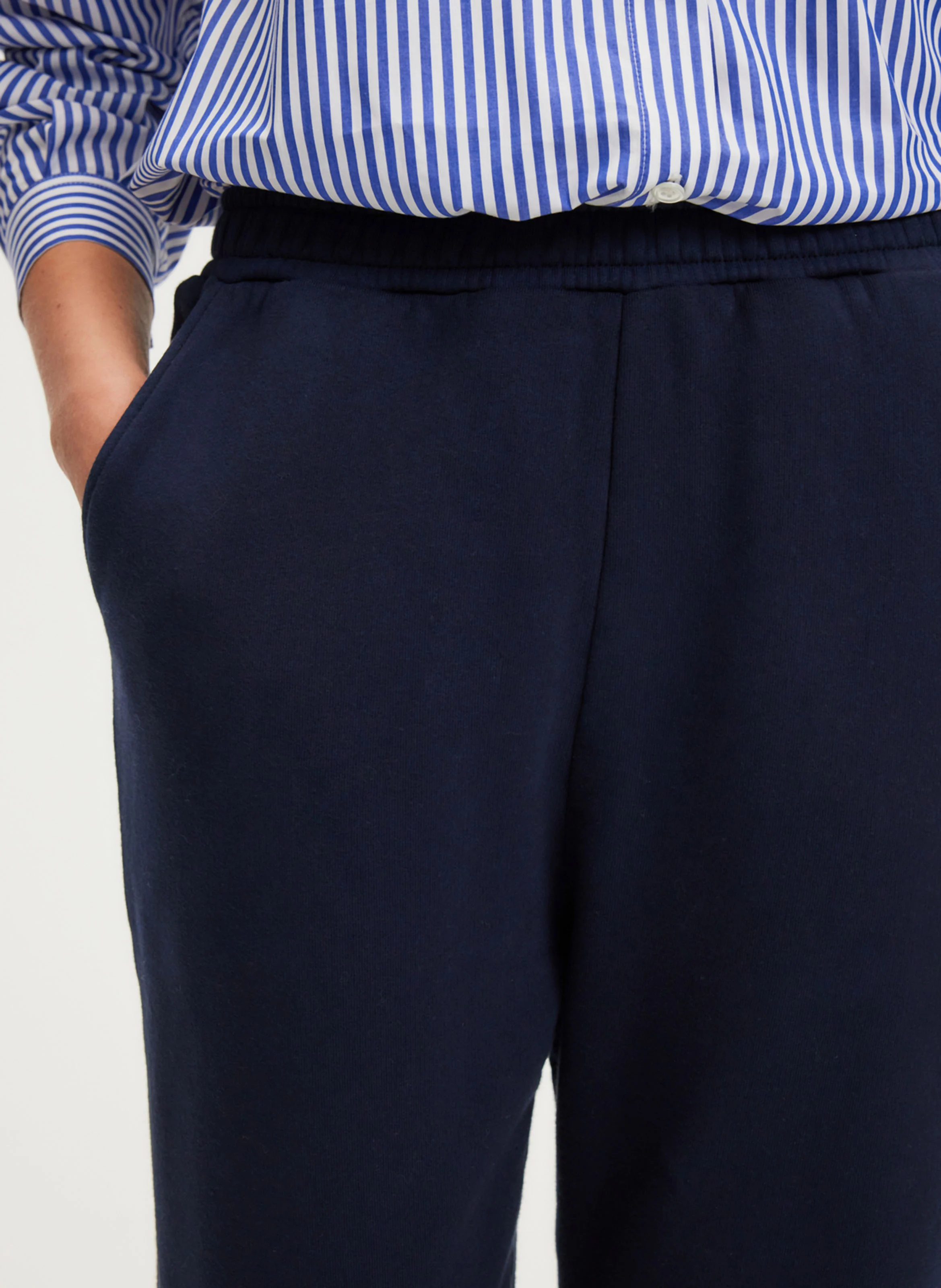 NEEVA - Jogging droit en coton | Bleu