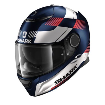 Casque Shark SPARTAN 1.2 - STRAD - Bleu / Blanc