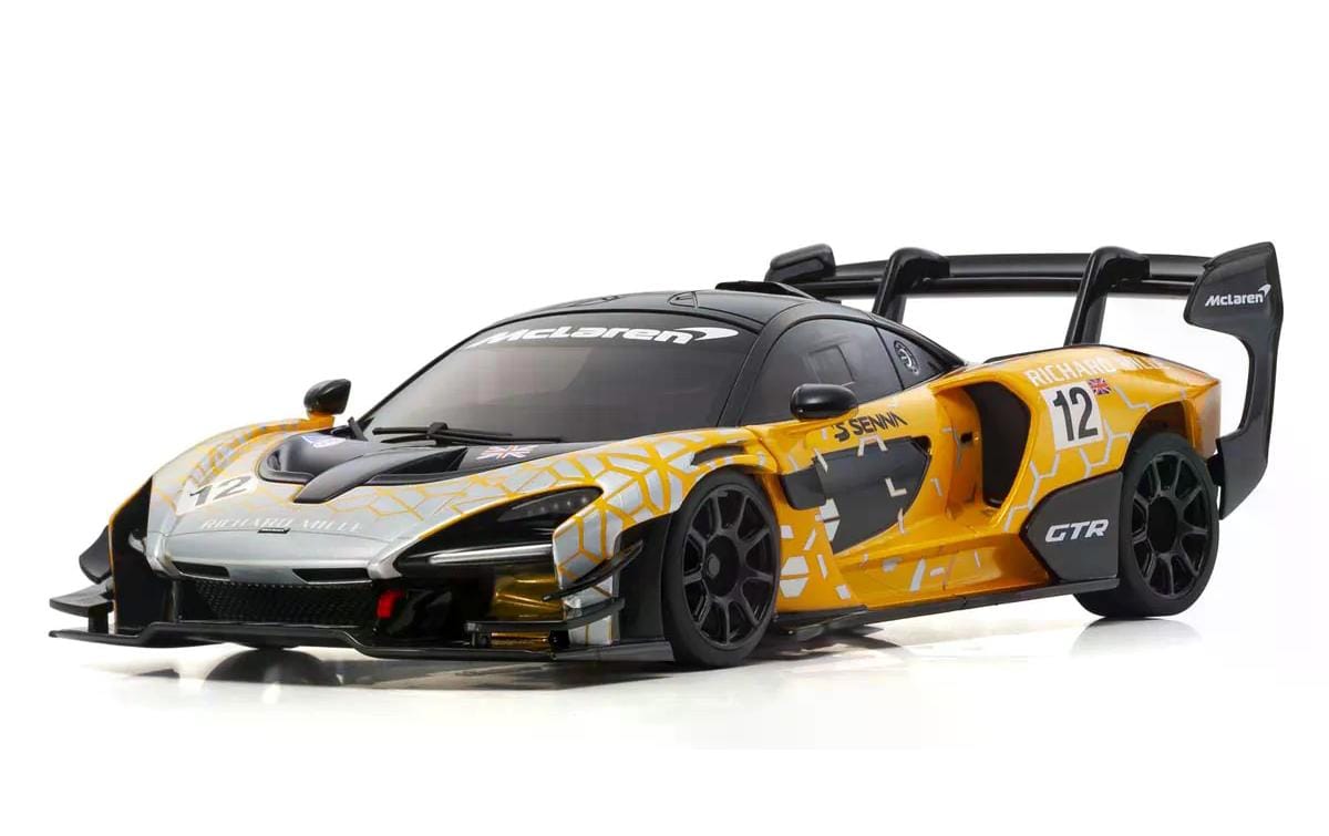 Mini-Z MR-03 McLaren Senna GTR, Orange RWD, 1:27, Readyset<br>Mini-Z On-Road Modell mit Heckantrieb im Massstab 1:27