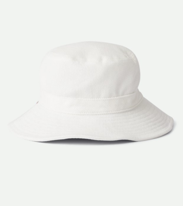 Brixton Petra Packable Bucket Hat Black Gingham