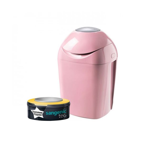Tommee Tippee Depósito para Fraldas Sangenic TEC Rosa Claro