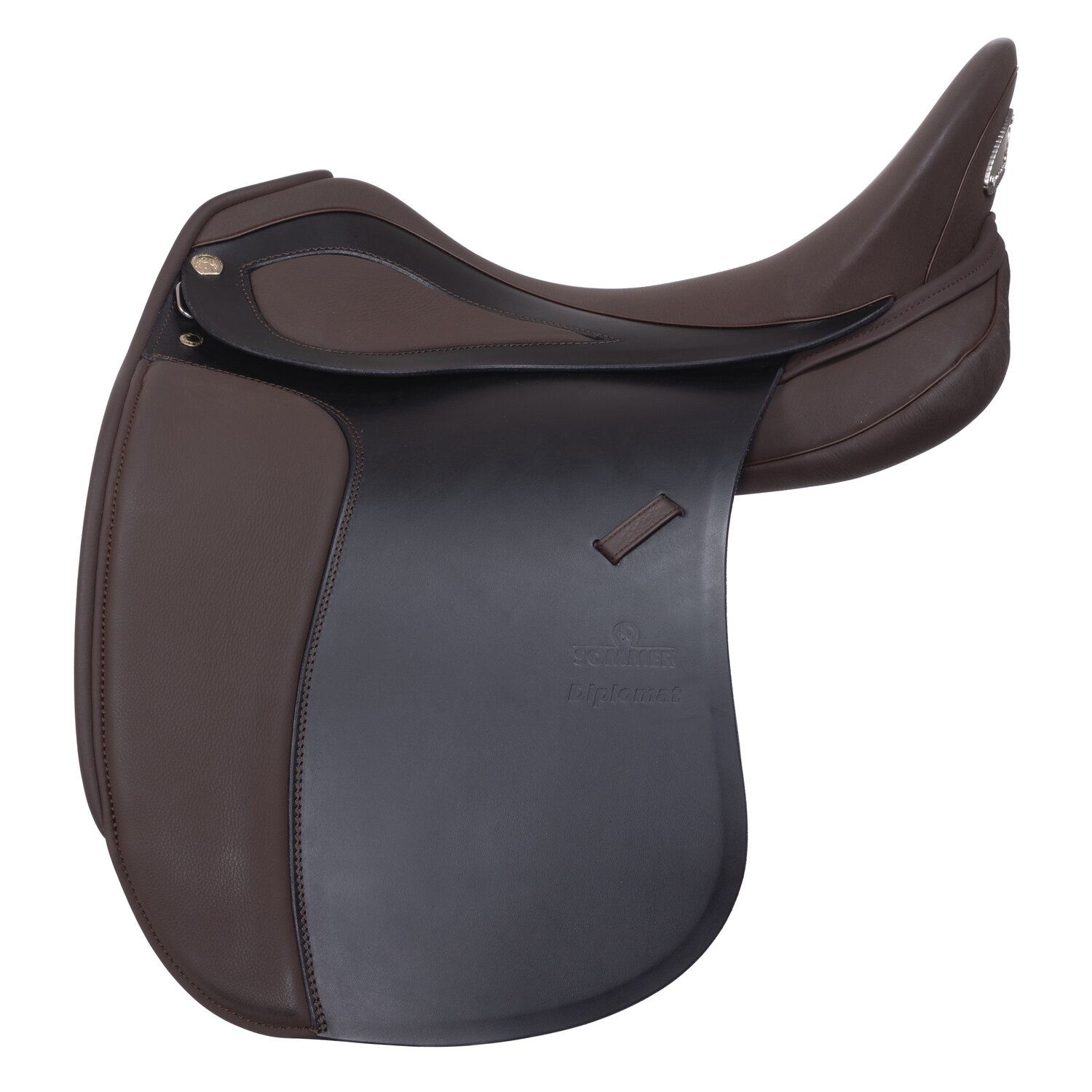 SOMMER Dressursattel Diplomat Exclusiv  - schwarz/moro - 17.5 Zoll