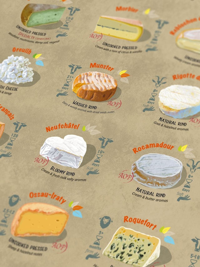 Puslespill French Cheese 1000 brikker, Water & Wines