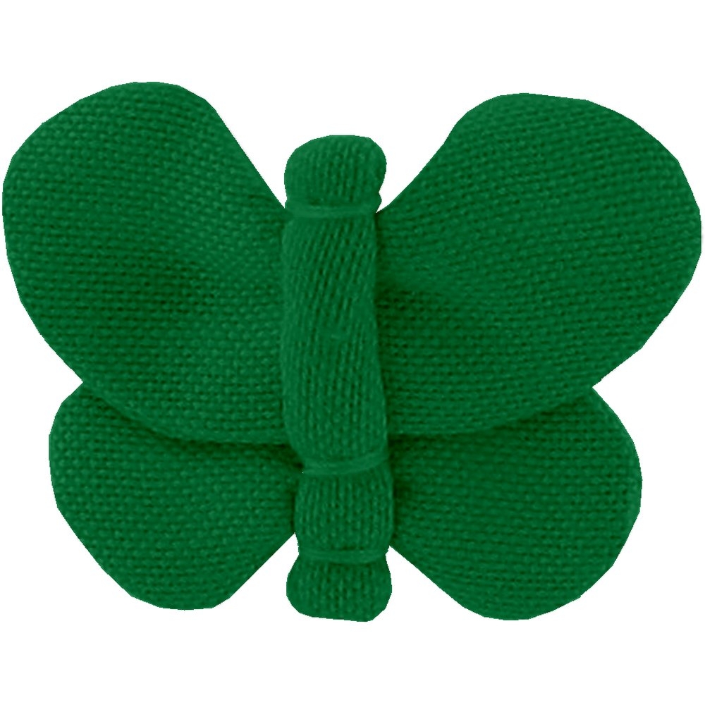 Barrette Petit Papillon Vert Vif