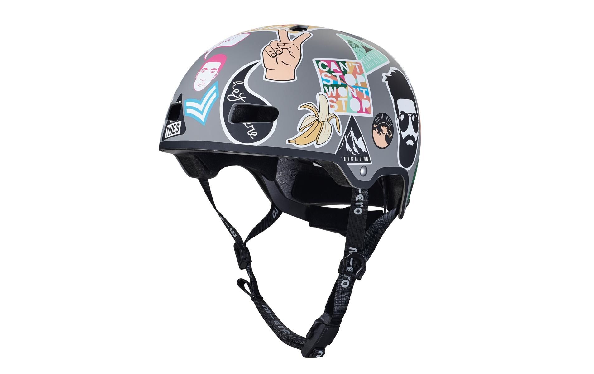 Kinderhelm Sticker M GrauSkate- & Velohelm