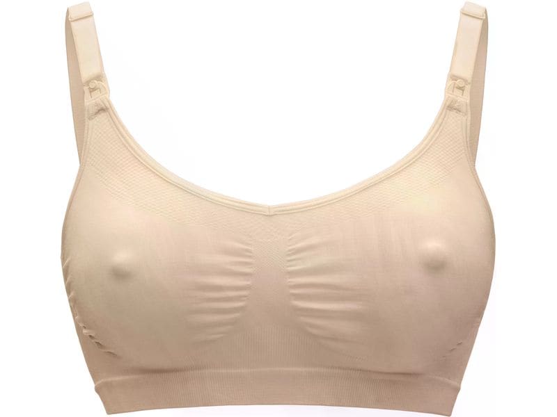 MEDELA Still-BH Keep Cool Beige Gr. L Atmungsaktiver Schwangerschafts- und Still-BH