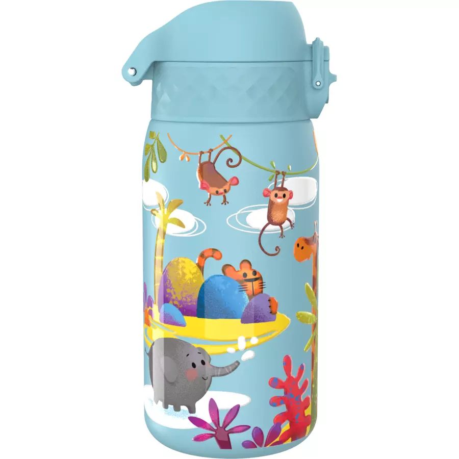 ion8 Kinder-Wasserflasche Edelstahl 400 ml blau